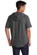 Sport-Tek  ®  PosiCharge  ®  Tri-Blend Wicking Short Sleeve Hoodie. ST404