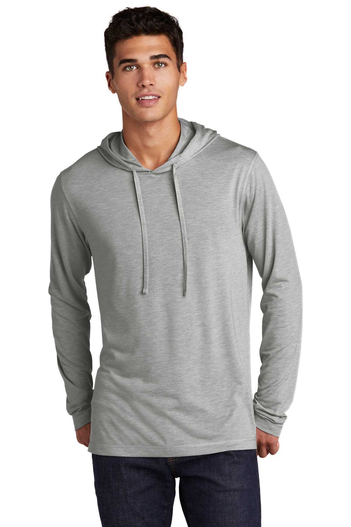 Sport-Tek  ®  PosiCharge  ®  Tri-Blend Wicking Long Sleeve Hoodie ST406