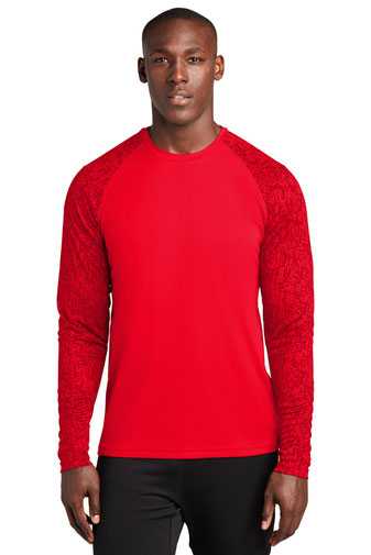 Sport-Tek  &#174;  Long Sleeve Digi Camo Tee. ST460LS