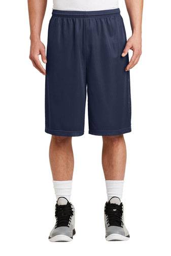 DISCONTINUED  Sport-Tek ®  Extra Long PosiCharge ®  Classic Mesh Short. ST511