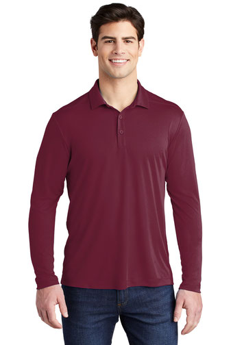 Sport-Tek  &#174;   Posi-UV &#153;   Pro Long Sleeve Polo. ST520LS