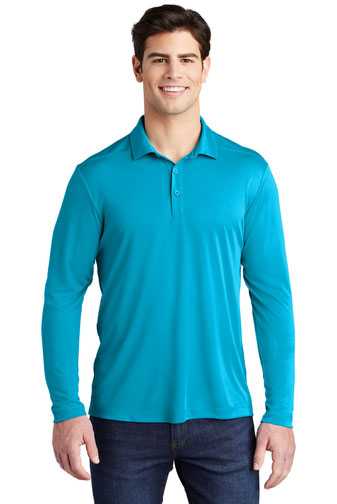 Sport-Tek  &#174;   Posi-UV &#153;   Pro Long Sleeve Polo. ST520LS