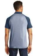 Sport-Tek  ®  PosiCharge  ®  RacerMesh  ®  Raglan Heather Block Polo. ST641