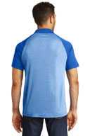 Sport-Tek  ®  PosiCharge  ®  RacerMesh  ®  Raglan Heather Block Polo. ST641