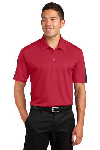 Sport-Tek® Polo - Men's PosiCharge® Active Textured Colorblock Polo ST695