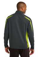 Sport-Tek ®  Sport-Wick ®  Stretch 1/2-Zip Colorblock Pullover. ST851