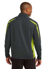 Sport-Tek ®  Sport-Wick ®  Stretch 1/2-Zip Colorblock Pullover. ST851