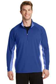 Sport-Tek ®  Sport-Wick ®  Stretch Contrast 1/2-Zip Pullover. ST854