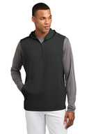 Sport-Tek ®  Sport-Wick ®  Stretch Sleeveless Hooded 1/4-Zip ST858