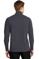 Sport-Tek ®  Sport-Wick ®  Textured Colorblock 1/4-Zip Pullover. ST861