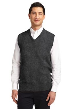 Port Authority Value V-Neck Sweater Vest. SW301 Port Authority Value V-Neck Sweater Vest. SW301