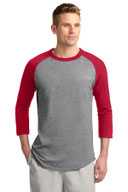 Heather Grey/Red