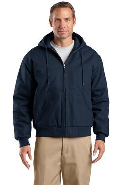 CornerStone ® Tall Duck Cloth Hooded Work Jacket. TLJ763H CornerStone ® Tall Duck Cloth Hooded Work Jacket. TLJ763H