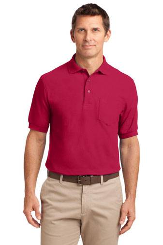 Port Authority Tall Silk Touch™ Polo with Pocket. TLK500P