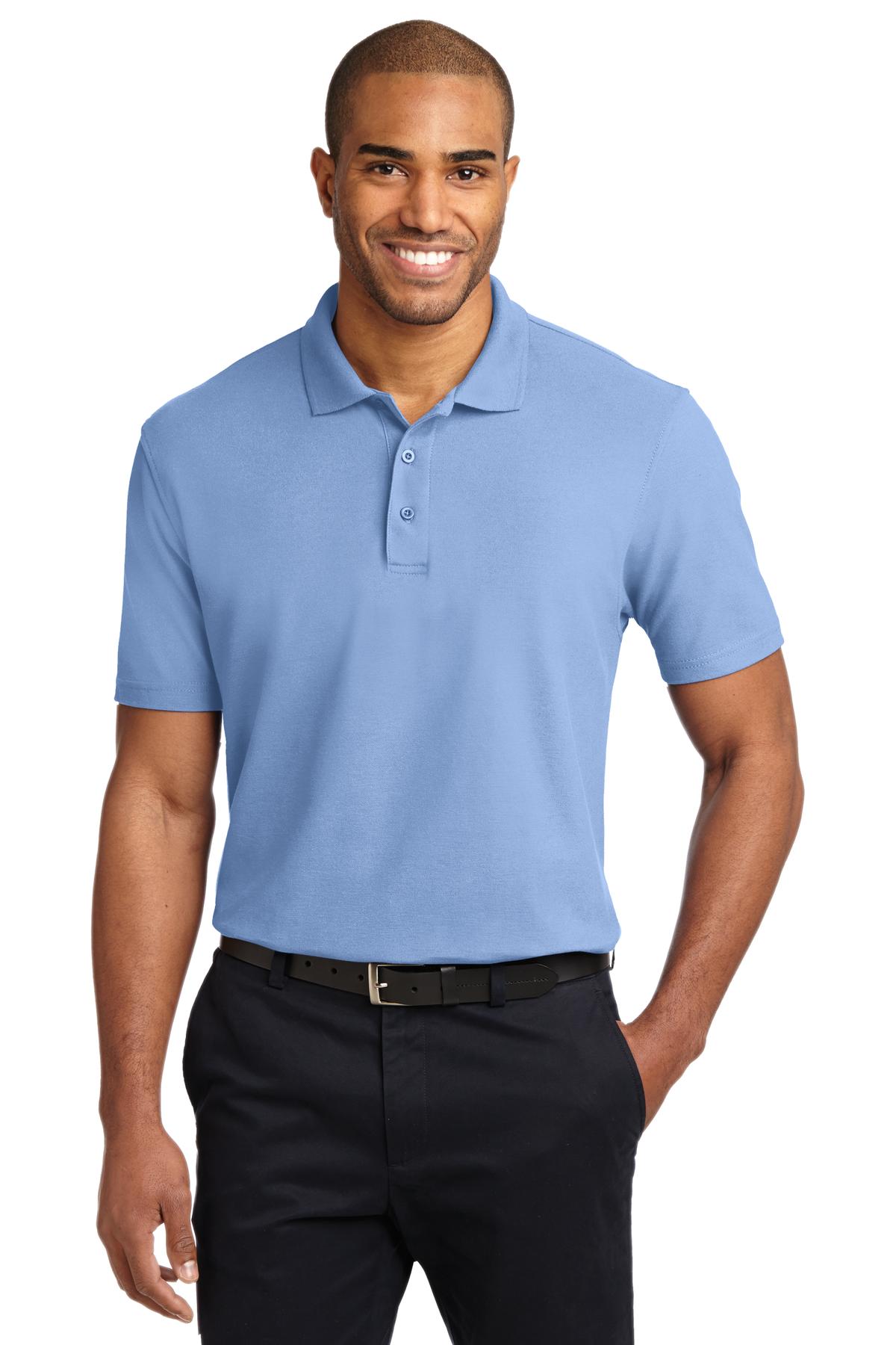 blue polo black dress pants Event Polo Solid // Powder Blue  Twillory