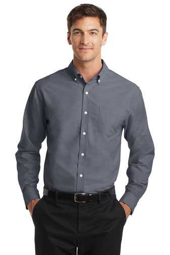 Port Authority Tall SuperPro™  Oxford Shirt. TS658