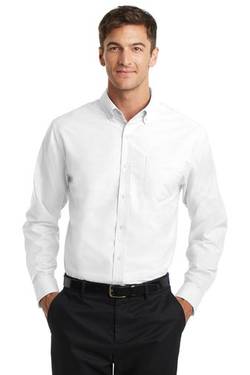 Port Authority Tall SuperPro™ Oxford Shirt. TS658 Port Authority Tall SuperPro™ Oxford Shirt. TS658