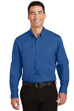 Port Authority Tall SuperPro ™ Twill Shirt. TS663 Port Authority Tall SuperPro ™ Twill Shirt. TS663