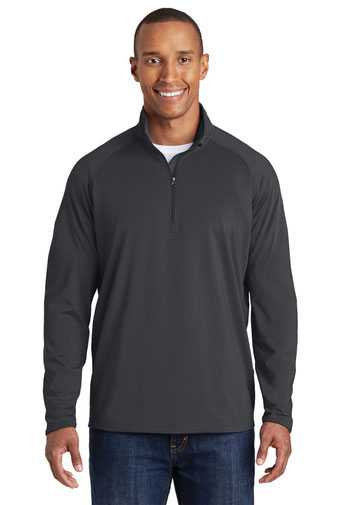 Sport-Tek &#174;  Tall Sport-Wick &#174;  Stretch 1/2-Zip Pullover. TST850