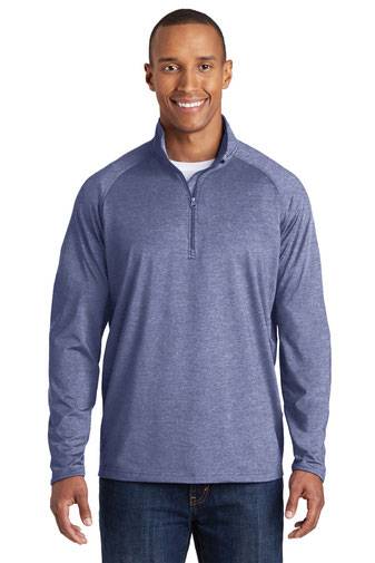 Sport-Tek ®  Tall Sport-Wick ®  Stretch 1/2-Zip Pullover. TST850