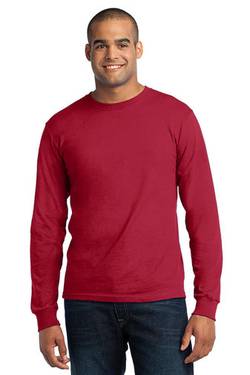 Port & Co ® - Long Sleeve All-American Tee. USA100LS Port & Co ® - Long Sleeve All-American Tee. USA100LS