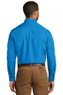 Port Authority Long Sleeve Carefree Poplin Shirt. W100