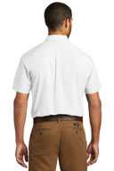 Port Authority Short Sleeve Carefree Poplin Shirt. W101