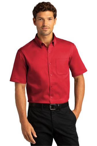 Port Authority ®  Short Sleeve SuperPro ™  React ™  Twill Shirt. W809