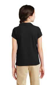 Port Authority Girls Silk Touch ™  Peter Pan Collar Polo. YG503