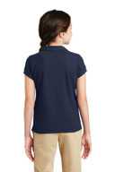 Port Authority Girls Silk Touch ™  Peter Pan Collar Polo. YG503