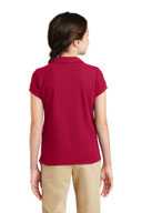 Port Authority Girls Silk Touch ™  Peter Pan Collar Polo. YG503