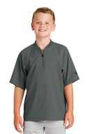New Era  ®  Youth Cage Short Sleeve 1/4-Zip Jacket. YNEA600