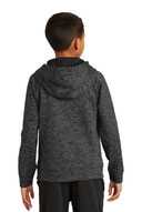 Sport-Tek ®  Youth PosiCharge ®  Electric Heather Fleece Hooded Pullover. YST225