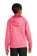 Sport-Tek ®  Youth PosiCharge ®  Electric Heather Fleece Hooded Pullover. YST225