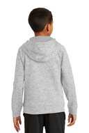 Sport-Tek ®  Youth PosiCharge ®  Electric Heather Fleece Hooded Pullover. YST225