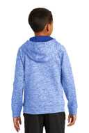 Sport-Tek ®  Youth PosiCharge ®  Electric Heather Fleece Hooded Pullover. YST225