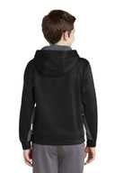 Sport-Tek ®  Youth Sport-Wick ®  Fleece Colorblock Hooded Pullover.  YST235