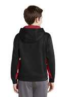 Sport-Tek ®  Youth Sport-Wick ®  Fleece Colorblock Hooded Pullover.  YST235