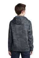Sport-Tek ®  Youth Sport-Wick ®  CamoHex Fleece Hooded Pullover.  YST240