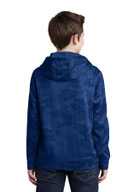 Sport-Tek ®  Youth Sport-Wick ®  CamoHex Fleece Hooded Pullover.  YST240