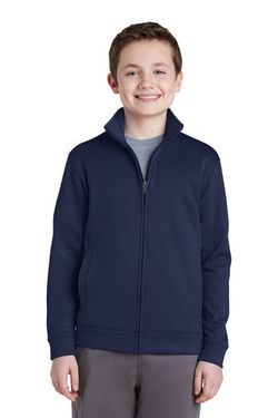 Sport-Tek ® Youth Sport-Wick ® Fleece Full-Zip Jacket. YST241 Sport-Tek ® Youth Sport-Wick ® Fleece Full-Zip Jacket. YST241