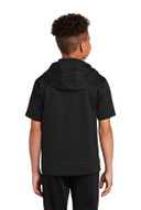 Sport-Tek  ®  Youth Sport-Wick  ®  Fleece Short Sleeve Hooded Pullover. YST251