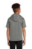 Sport-Tek  ®  Youth Sport-Wick  ®  Fleece Short Sleeve Hooded Pullover. YST251