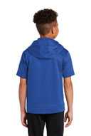 Sport-Tek  ®  Youth Sport-Wick  ®  Fleece Short Sleeve Hooded Pullover. YST251