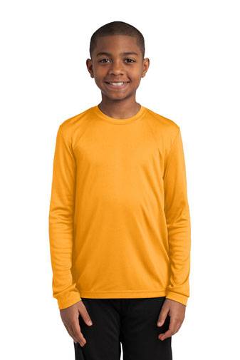 Sport-Tek ®  Youth Long Sleeve PosiCharge ®  Competitor™ Tee. YST350LS