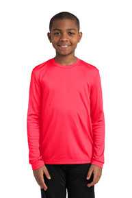 Sport-Tek ®  Youth Long Sleeve PosiCharge ®  Competitor™ Tee. YST350LS