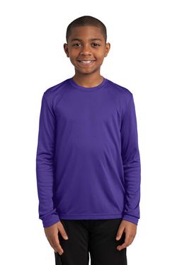 Sport-Tek ® Youth Long Sleeve PosiCharge ® Competitor™ Tee. YST350LS Sport-Tek ® Youth Long Sleeve PosiCharge ® Competitor™ Tee. YST350LS