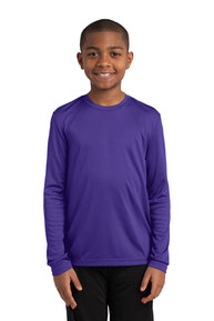 Sport-Tek ®  Youth Long Sleeve PosiCharge ®  Competitor™ Tee. YST350LS