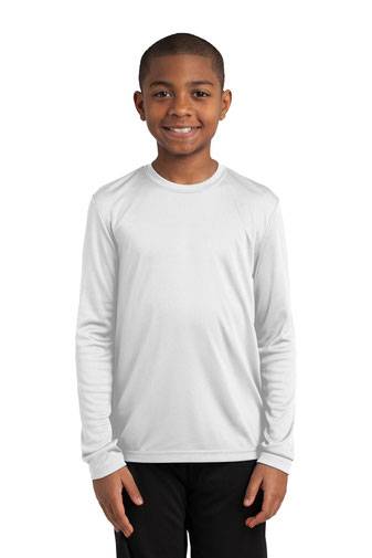 Sport-Tek ®  Youth Long Sleeve PosiCharge ®  Competitor™ Tee. YST350LS