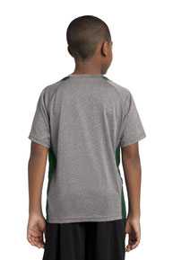 Sport-Tek ®  Youth Heather Colorblock Contender ™  Tee. YST361